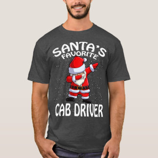 Camiseta Natal do motorista de táxi favorito do Santas