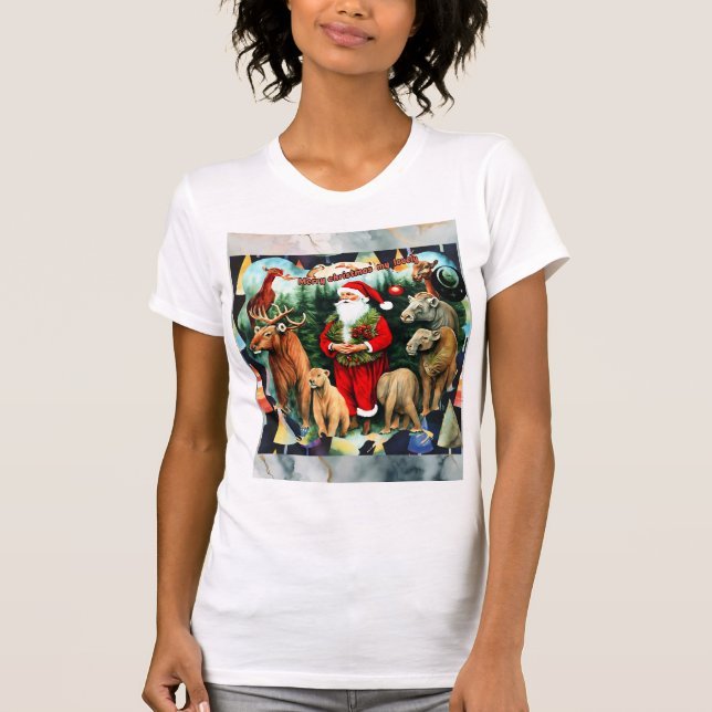 Camiseta Natal do Papai Noel (Frente)
