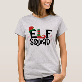 Camiseta Natal do pelotão do duende