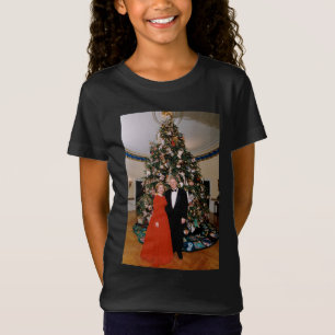 Camiseta Natal do Presidente dos EUA Bill Clinton & Hillary