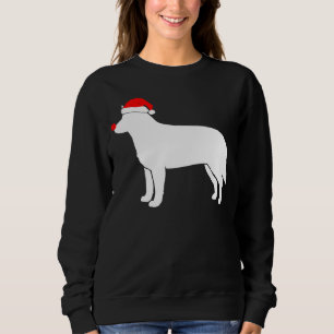 Camiseta Natal do Red Heeler T Santa Hat australiano