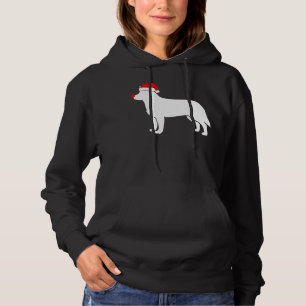 Camiseta Natal do Red Heeler T Santa Hat australiano