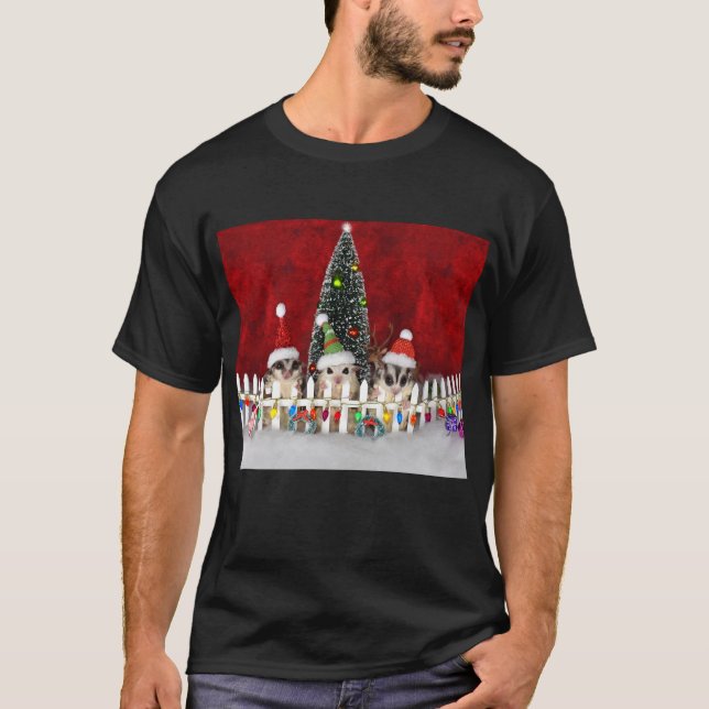 Camiseta Natal do Sugar Glider (Frente)
