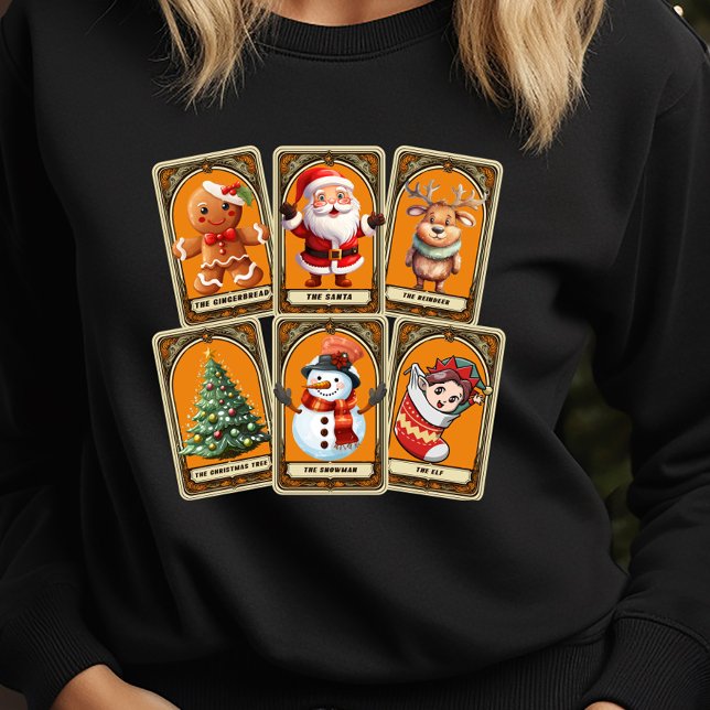 Camiseta Natal do Tarot Card, Tarô de Natal (Criador carregado)