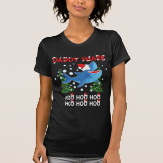 Camiseta Natal do tubarão do pai