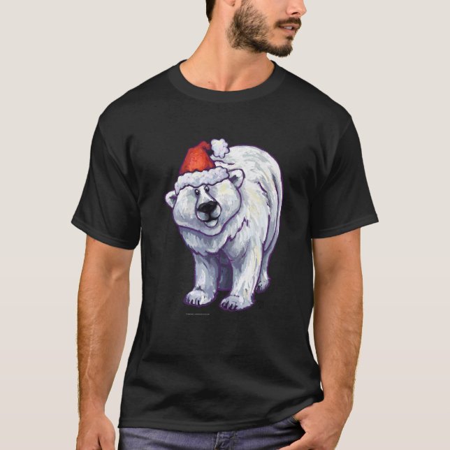 Camiseta Natal do Urso Polar (Frente)