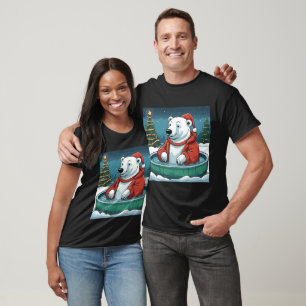 Camiseta Natal do Urso Quente Polar