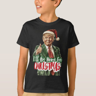 Camiseta Natal Donald Trump Presidente 2024 Dançar Funn