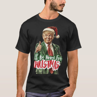 Camiseta Natal Donald Trump Presidente 2024 Dançar Funn
