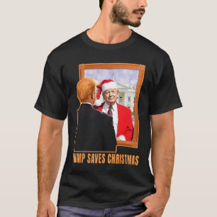 Camiseta Natal Donald Trump Presidente 2024 Trump Saves