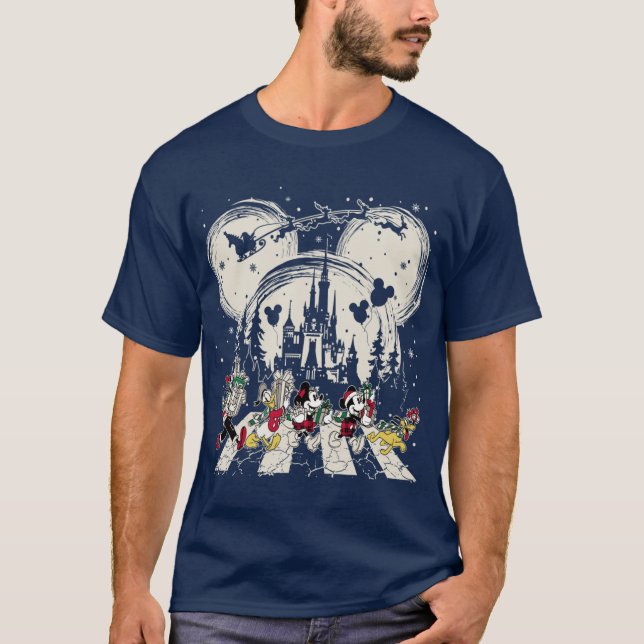 Camiseta Natal dos amigos do Mickey (Frente)