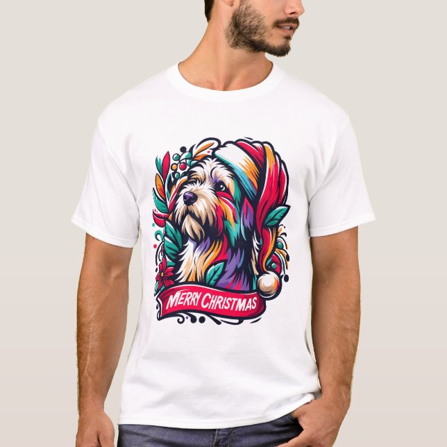 Camiseta Natal dos cães (Frente)