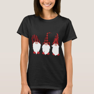 Camiseta Natal dos Gnomos de Cuecas da Xadrez de Buffalo