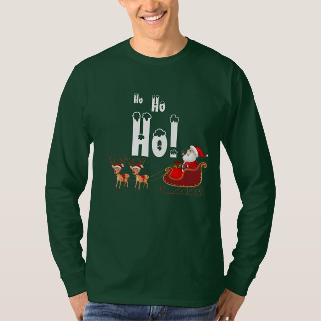 Camiseta Natal dos Homens Alegres (Frente)