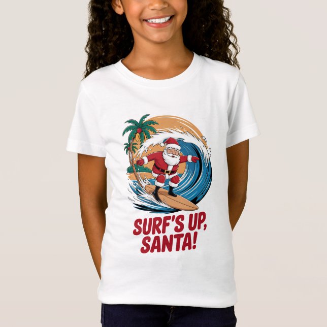 Camiseta Natal dos Papais noeis surfs (Frente)