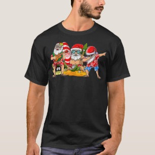 Camiseta Natal Dos Três Gnomos Havaianos Em Julho Vac