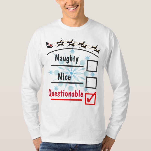 Camiseta Natal duvidoso (Frente)