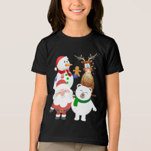 Camiseta Natal e Natal dos Amigos