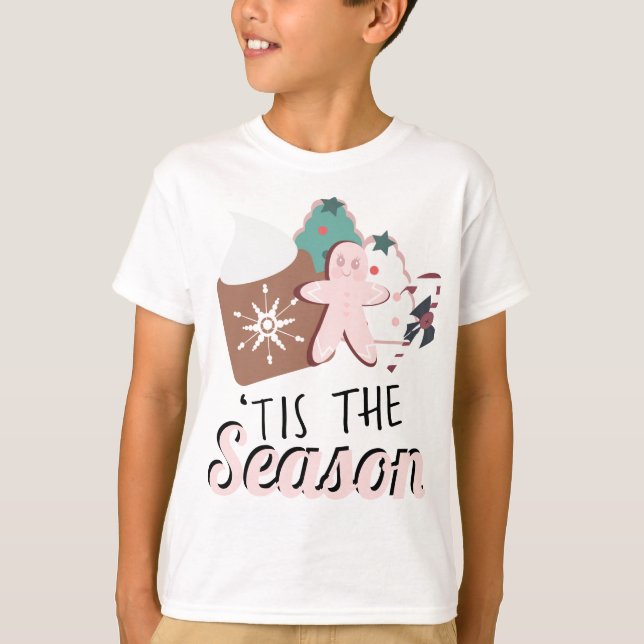 Camiseta Natal É o Chocolate Quente da Época (Frente)