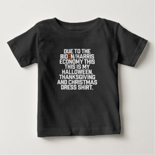 Camiseta Natal Economia Biden Harris Engraçado