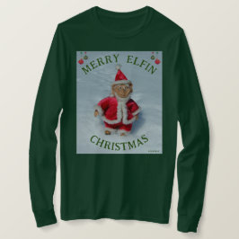 Camiseta NATAL ELFICO ALEGRE - Arte Vestível