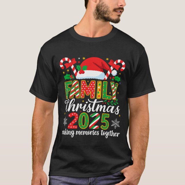 Camiseta Natal em Família 2025 Combinando (Frente)
