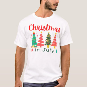 Camiseta natal em julho