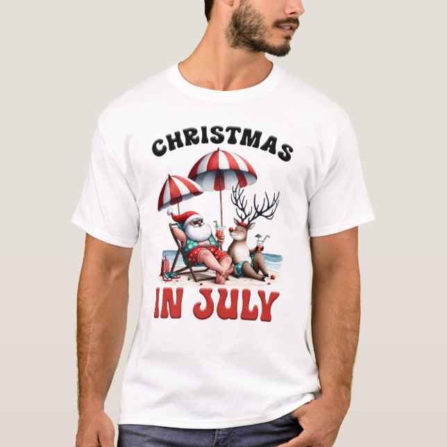 Camiseta Natal em julho (Frente)