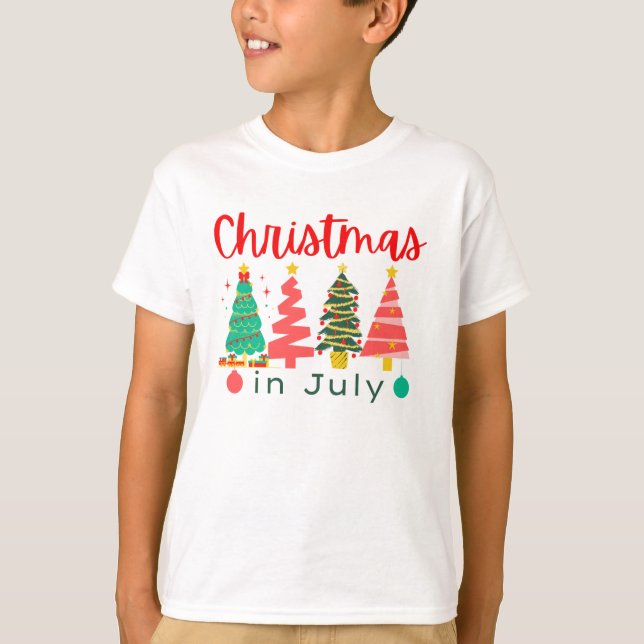 Camiseta Natal em julho (Frente)