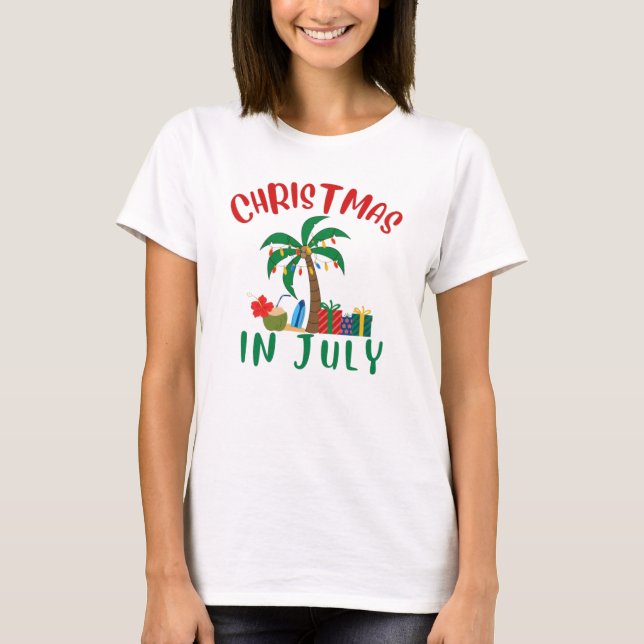 Camiseta Natal Em Julho (Frente)