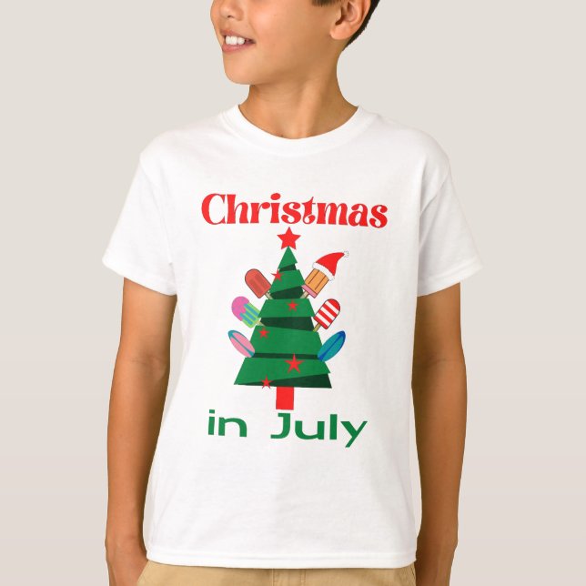 Camiseta Natal em julho (Frente)