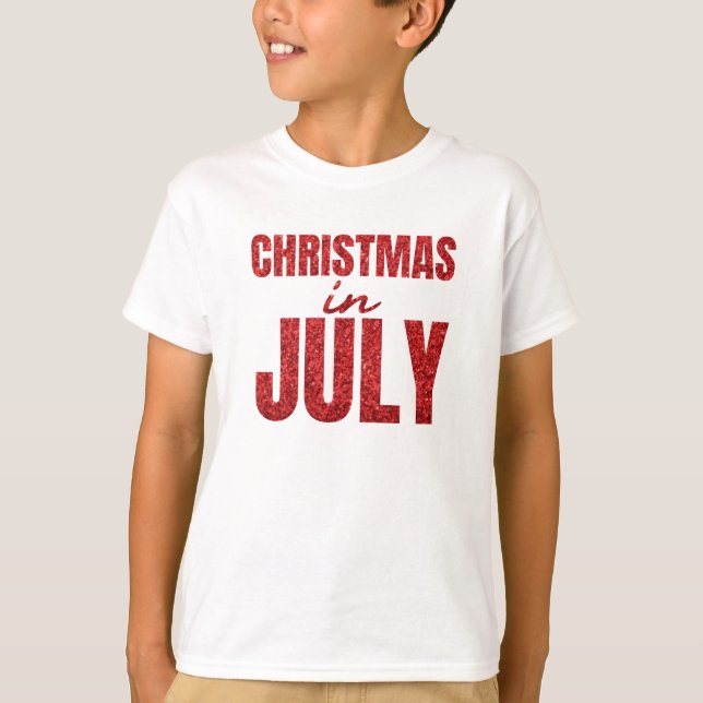 Camiseta Natal em Julho (Frente)