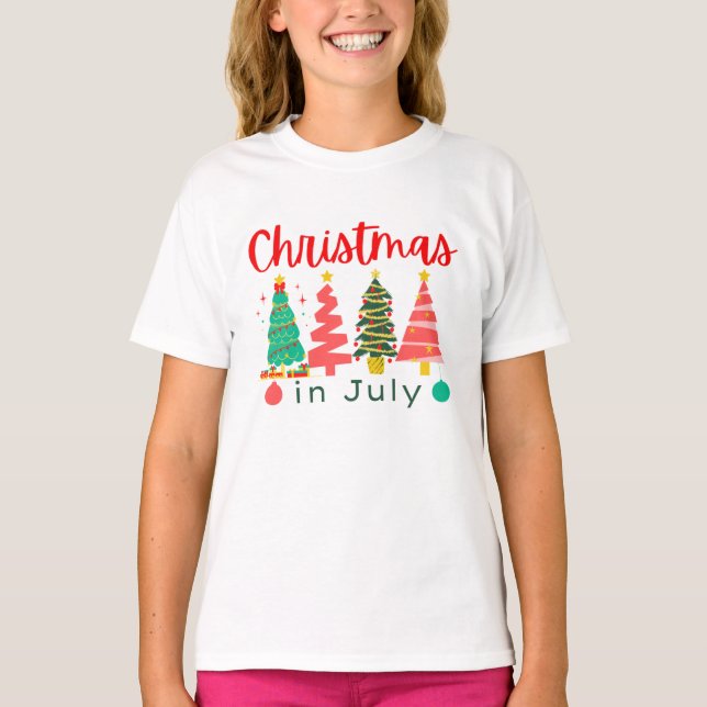 Camiseta natal em julho (Frente)