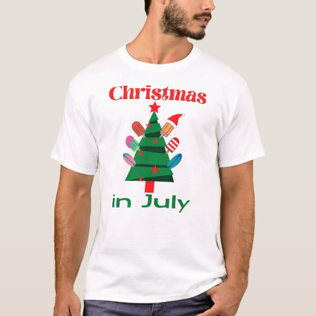 Camiseta Natal em julho (Frente)