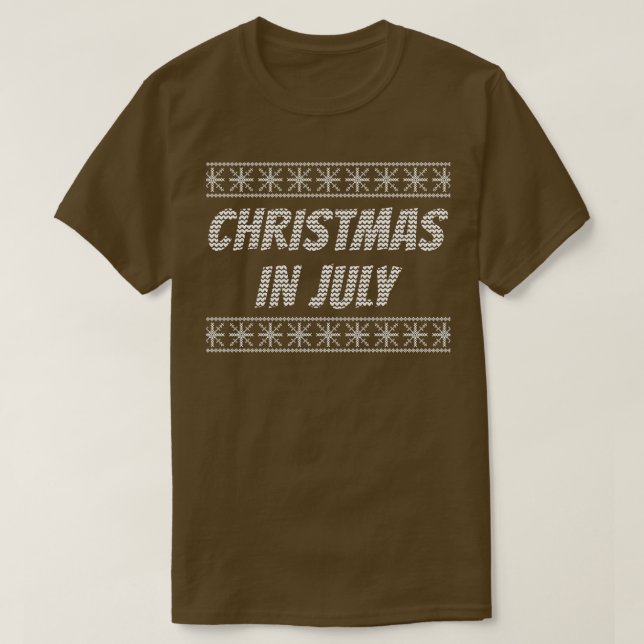 Camiseta Natal Em Julho (Frente do Design)