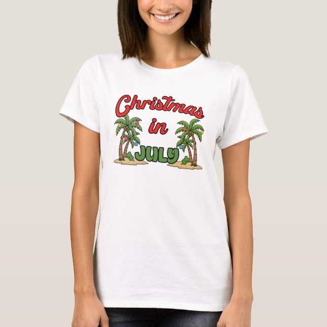 Camiseta Natal Em Julho (Frente)
