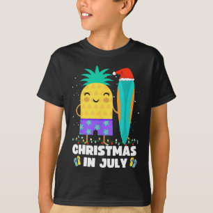 Camiseta Natal Em Julho Abacaxi Natal Em Julho Decoração