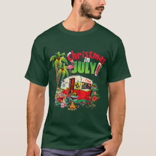 Camiseta Natal em julho Acampamento de Verão do TFunny Papa