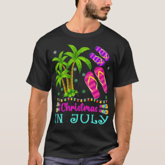 Camiseta Natal Em Julho Chinelos De Natal Feias Verão