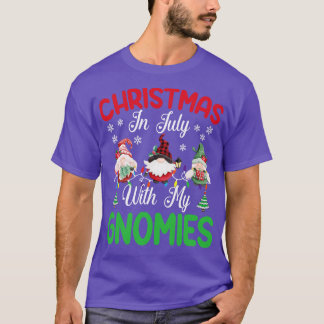 Camiseta Natal em julho com meus fantasmas engraçado verão