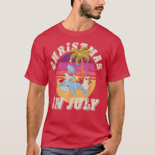Camiseta Natal Em julho de 2010 para mulheres Sereia Cura A