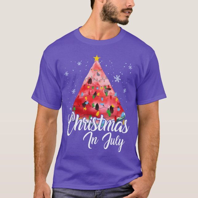 Camiseta Natal Em Julho Design Melon Gi Natal (Frente)
