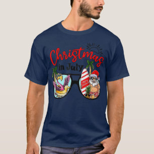 Camiseta Natal Em Julho Furioso Papais noeis De Vintage Sum