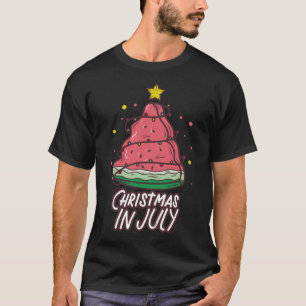 Camiseta natal em julho melancia