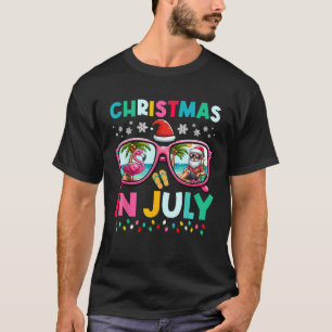 Camiseta Natal Em Julho Mulheres Crianças Praia Verão