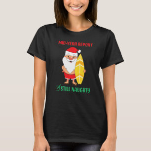 Camiseta Natal Em Julho Papai Noel Relatório Semestral Aind