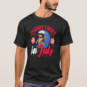 Camiseta Natal Em Julho Papais noeis De Surfe Este É O Mar