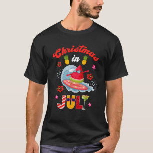 Camiseta Natal Em Julho Papais noeis Engraçados Feira De Pr