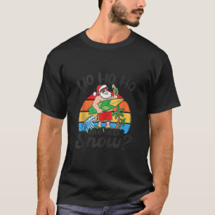 Camiseta Natal Em Julho Papais noeis Engraçados Surfing Sum