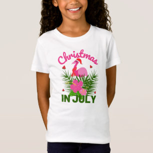 CAMISETA NATAL EM JULHO PAPAIS NOEIS FLAMINGO